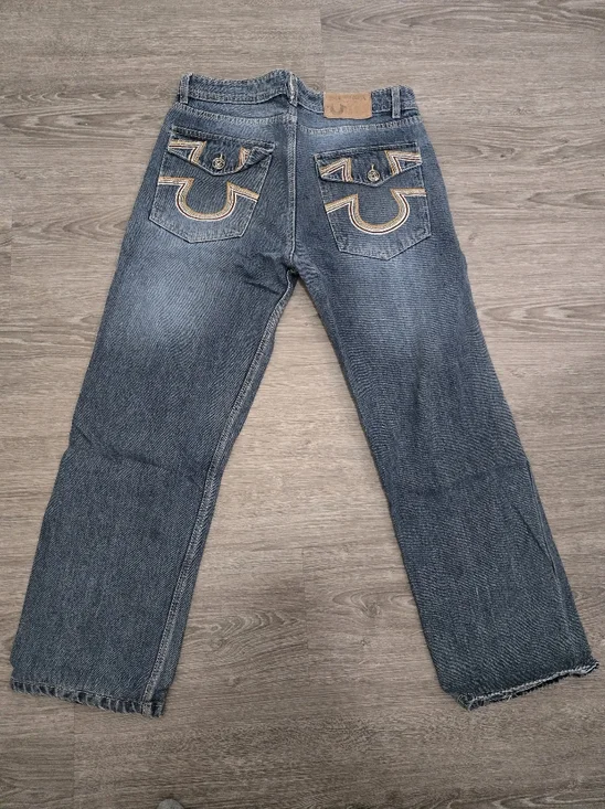 Mens True Religion Straight Leg Jeans - Picture 2 of 6